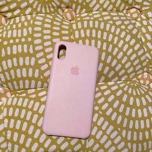iPhone X pink case